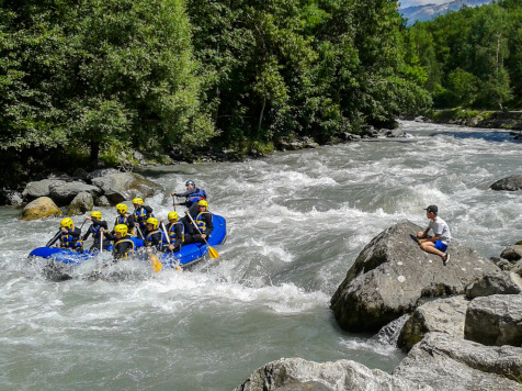 activite rafting famille savoie
