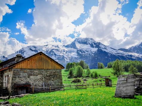 paysage mont blanc