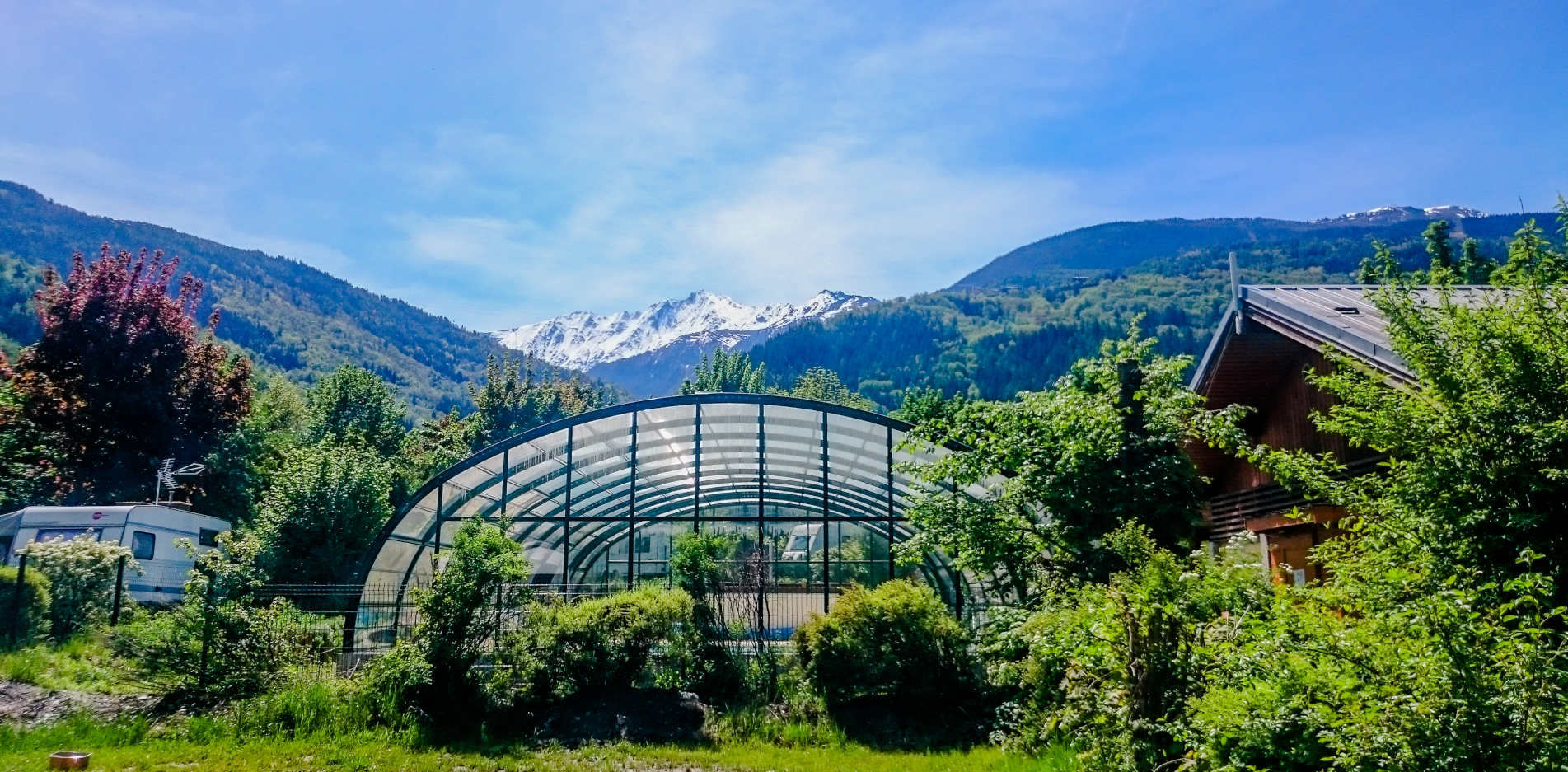 camping french alps