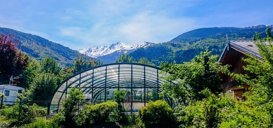 Camping près de Brides les bains avec piscine
